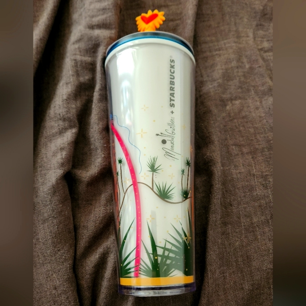 Starbucks Fall 2023 Manuela Guillén "Hi Holla" 24 Oz Venti Cold Cup Tumbler